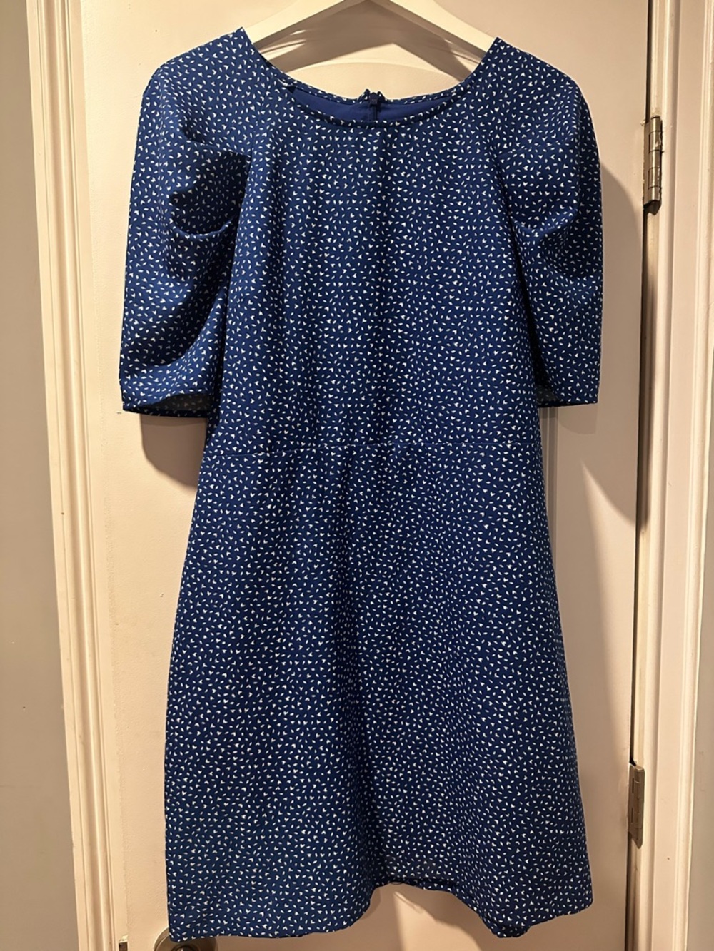 Banana republic Blue Printed Women's Shift Dress